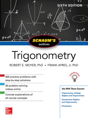 cover image of Schaum's Outline of Trigonometry